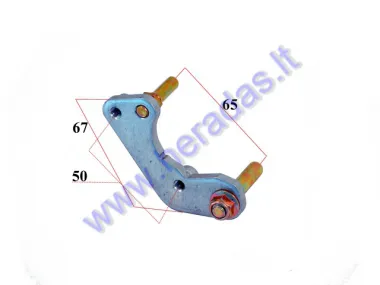 Bracket for front brake caliper motorcycle 70-150cc 51mm