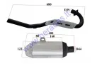 MUFFLER FOR CROSS, ENDURO MOTORCYCLE 200-250CC MTL250 MOTOLAND