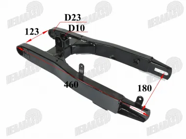 REAR SWING ARM FOR CROSS MOTORCYCLE 110-125cc, 12-14 INCHES