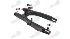 REAR SWING ARM FOR CROSS MOTORCYCLE 110-125cc, 12-14 INCHES