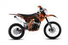 Krosinis-enduro motociklas BTS 150cc ORANGE 19/16 ratai aušinamas oru el. starteris mechaninė sankaba 5 bėgiai, priekinis žibintas