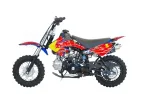 Krosinis-enduro motociklas BULL 50 cc   10 colių ratai su elektriniu starteriu