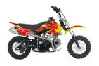 Krosinis-enduro motociklas BULL 50 cc   10 colių ratai su elektriniu starteriu