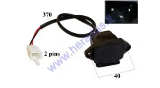 Battery charger socket and wire for electric scooter