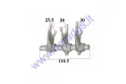 Gearbox shafts for ATV quad bike Shineray, Kinroad full 200cc 250cc