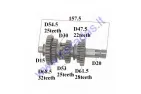 Gearbox shafts for ATV quad bike Shineray, Kinroad full 200cc 250cc