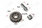 Reverse gear for quad bike