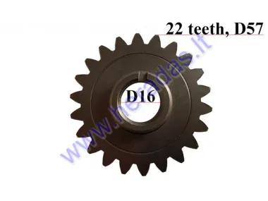 Gear shaft drive pinion 22 teeth ZS190-40 W190