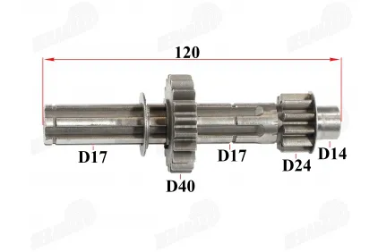 Gearbox gear 50CC 70CC 120CC 139FMA engine for motorcycle, moped fits CHAMP DELTA, CHAMP MONTANA
