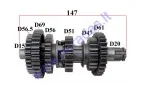 Krumpliaratis greičių dėžės ATV keturračio motociklo 250cc ZS 169FMM CB250CC