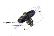 Krumpliaratis motorolerio 50cc D72