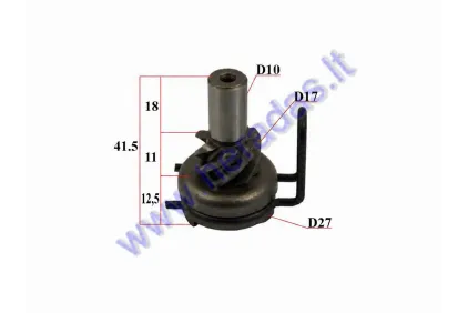 Kickstarter gear for scooter Honda/Peugeot 12,5mm height Kickstarter gear for scooter Honda/Peugeot 12,5mm height