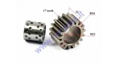 Gear of clutch assembly for 125cc ATV quad bike