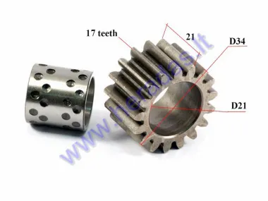 Gear of clutch assembly for 125cc ATV quad bike