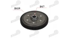 Clutch gear for ATV quad bike, motorcycle, moped 125cc suitable for EGL MOTOR THE125