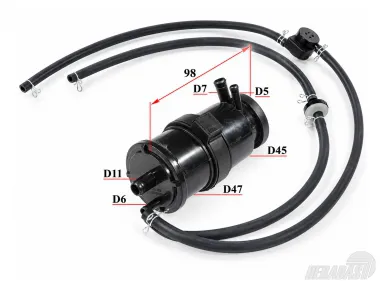 Fuel vapor filter for injection fits CHAMP MONTANA