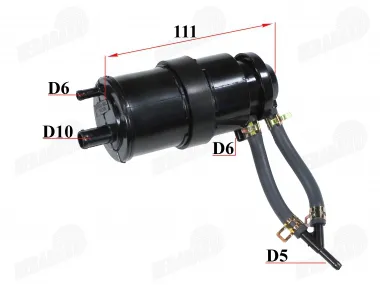 Fuel vapor collector fits FLASH50 RUBI50