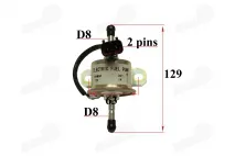 Kuro siurblys 12V 129612-52100 7016409 AT318139 Takeuchi TB230 Yanmar 3TN100L Perkins HP-404C-22 Engines Bobcat 3450