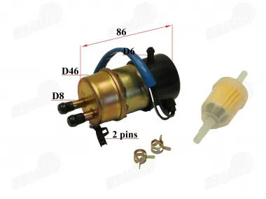 Fuel pump fits Yamaha  XVS650 XV535 V-Star Virago XV1000 FZR600R FZR1000 Vmax FJ 1200 VMX1200