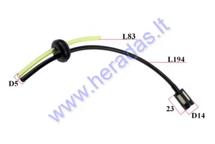 FUEL PIPE WITH FILTER FOR BRUSH CUTTER