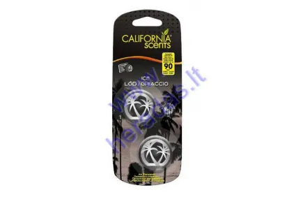 CALIFORNIA SCENTS AIR FRESHENER "ICE " 2x3ML