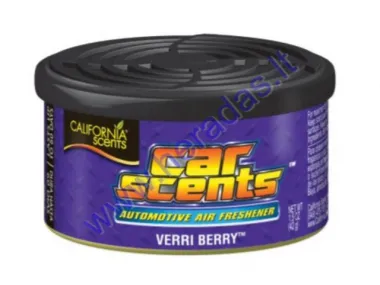 CALIFORNIA SCENTS AIR FRESHENER "VERRI BERRY" 42G