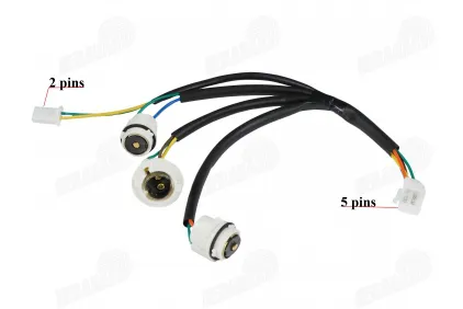 Wiring harness for taillights, lights of scooter