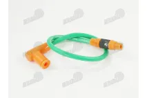 Laidas aukštos įtampos su antgaliais dual core, žvaklaidis, pypkė