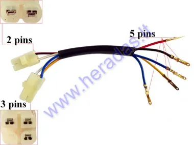 Laidas perėjimo CDI GY6  (5/3+2pin)