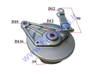 REAR BRAKE PAD HOLDER FOR SCOOTER, MOTORCYCLE KING,JOLLY, MINICHOPPER