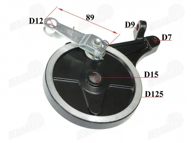 DRUM BRAKE COVER REAR FOR ELECTRIC MOTOR SCOOTER EPICO