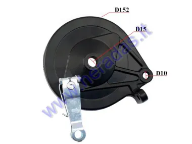 DRUM BRAKE COVER REAR FOR ELECTRIC MOTOR SCOOTER HAWK