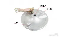 Drum brake cover set with brake pads for trike scooter MS04