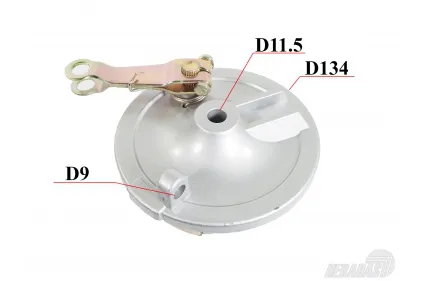 Drum brake cover set with brake pads for trike scooter MS04 Drum brake cover set with brake pads for trike scooter MS04