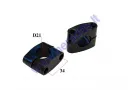 Handlebar steering clamp set 2pc for quad bike HUMMER/YETI