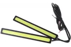 LED COB DRL-BLACK 14CM 14,2x1,5x0,3 12V