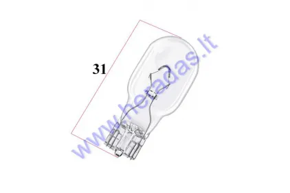 Light bulb for electric bicycle-trike scooter-quad bike 12V3W