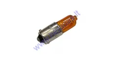 Light bulb for scooter H6W 12V/6W orange BAX9S - socket