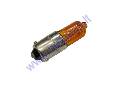 Light bulb for scooter H6W 12V/6W orange BAX9S - socket