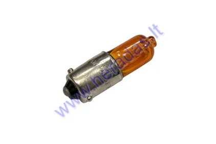 Light bulb for scooter H6W 12V/6W orange BAX9S - socket