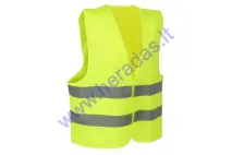 Vest with reflectors yellow