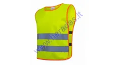 Vest with reflectors for kids yellow size M (8-12m)