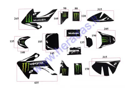 STICKER DECAL SET