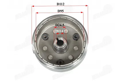 Magnet, rotor for ATV quad bike 250cc