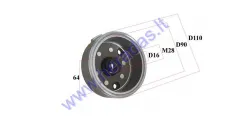 Magnetas ,rotorius ATV keturračio, motociklo 250cc  ZS169FMM variantas nr.1