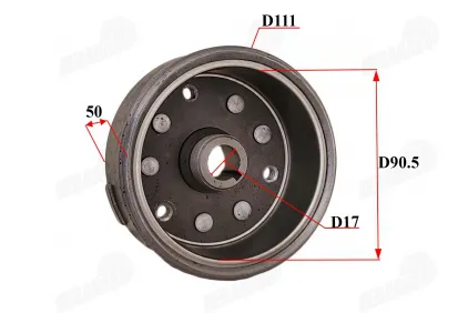 Magnet, rotor for ATV quad bike 4T 156FMI