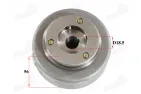 Magnet, rotor for motorcycle moped engine with 8-pole winding fits CHAMP DELTA