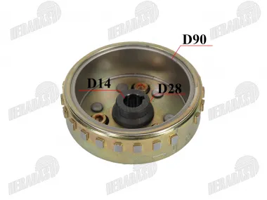 Magnetas, rotorius, motociklo NAKED50