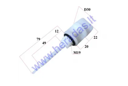 Oil level dipstick GY6 125-150cc