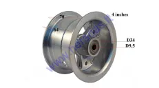 Front rim for mini quad bike 4 inch  R4